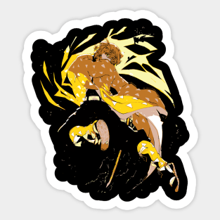 Zenitsu Kimetsu No Jaiba 6 Colors Sticker